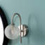 Abbegale Glass Armed Sconce-1242292280