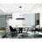 42-Inch Matte Black LED Chandelier – Oversized Modern Minimalist Dimmable Ceiling Light Fixture-1172416448-1134243981