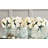 Modern Long Peony Arrangement Artificial Faux Centerpiece -125282362