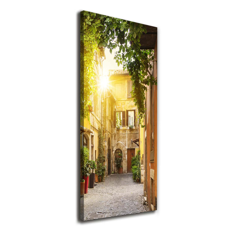 Italian Streets - Wrapped Canvas Print