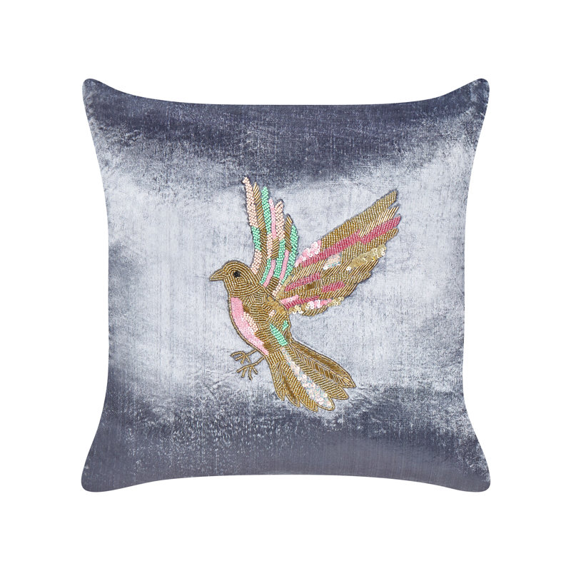 Dawkins Animal Print Grey Square Cushion