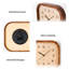 Horloge murale brune