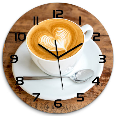 Johnesia Glass Wall Clock