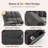  Alhertine 40.00” Liftable Power Recliner with Heating & Massage,hidden storage.Gray Chenille-1983561349