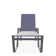 Holna Outdoor Rust-Resistant Metal Chaise Lounge
