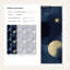 Papier peint céleste avec étoiles et lune-1415166022