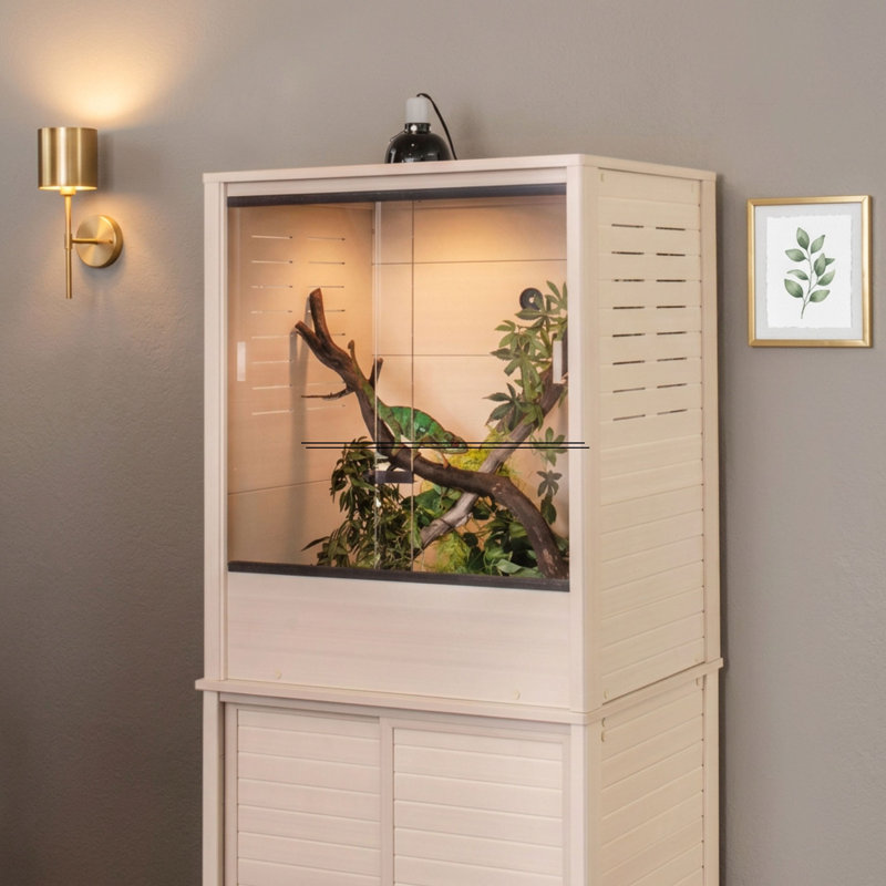 Armoire de rangement pour enclos de reptiles ECOFLEX® Madagascar, Maple