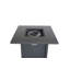 Table de foyer d'extérieur en acier avec couvercle Sarnoff H 25 po x l 30 po-1483813365