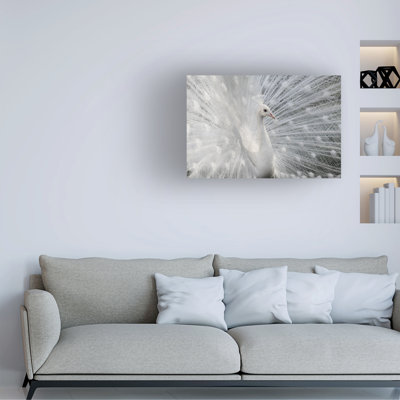 Art mural sur toile tendue - Victoria White «As White As Snow» pour décoration de salon, de chambre à coucher ou de bureau - 30 x 47