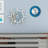 QXA800LLH Wall Clock, Blue