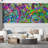 Vibrant Graffi Street Paint Peel & Stick Border-93867462