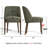 Upholstered Solid Wood Back Side Dining Chair-1962625887