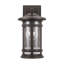 Lanterne murale d’extérieur noire H 14 po tapis-752754336
