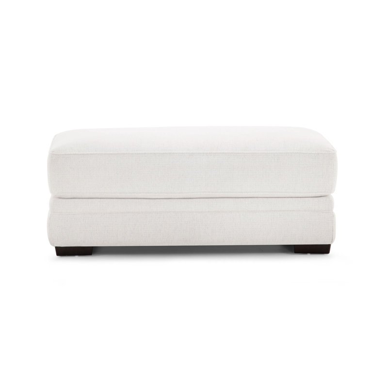 Terrin 51.5" Wide Rectangle Standard Ottoman, Orlando Snow