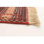 Tapis brun / ivoire en laine fabriqué à la main Kilim