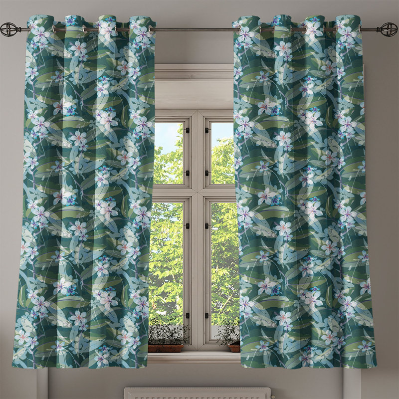 Semi Sheer Curtain Pair