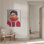 Art mural, galerie de pastèque Frida (prête à être accrochée)