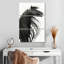Portrait de cheval noir et blanc II-526878517