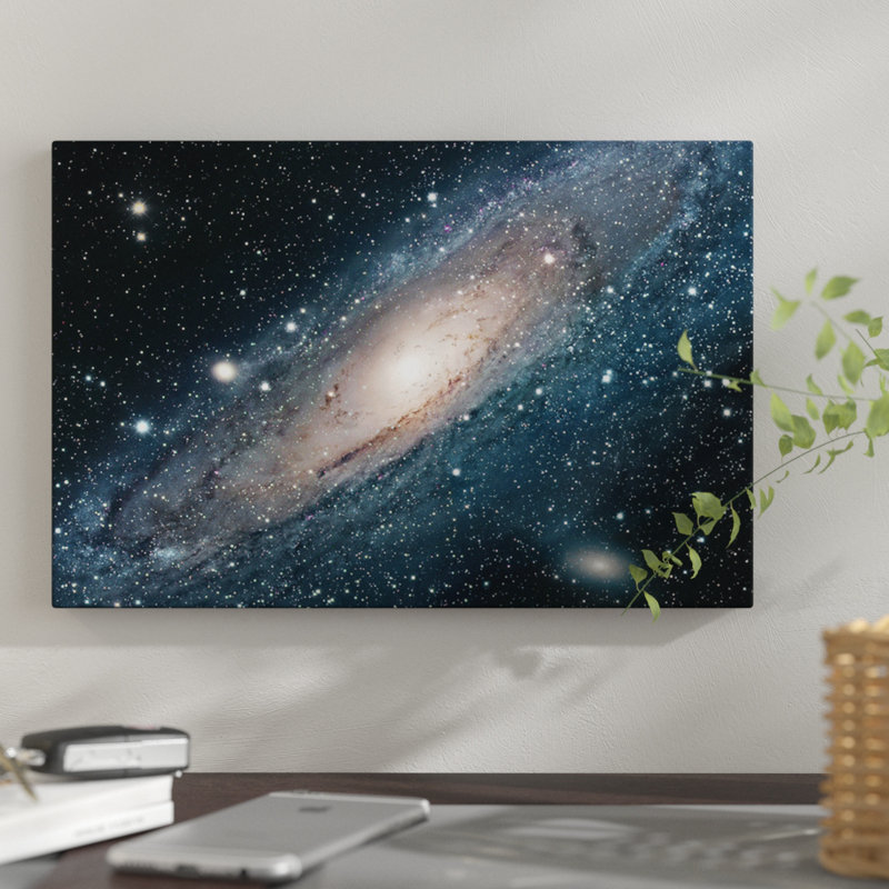 «M31, Andromeda Galaxy I» par Robert Gendler, impression sur toile, H 8 po x l 12 po x P 0,75 po, Toile tendue, Pas de tapis
