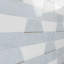 Margo 9" Hexagon Marble and Brass Mosaic Tile-552867190