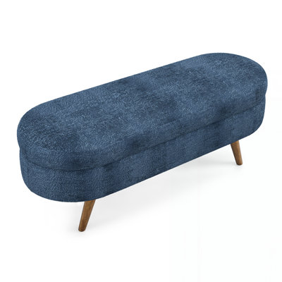 Ottoman Oval Storage Bench