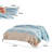Maritsa Maui Embroidery Seashell Reversible Quilt Set with decorative pillows-969395825