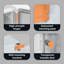 Control Cabinet Grey ABS Plastic Modern Workshop Tool Storage Organizer