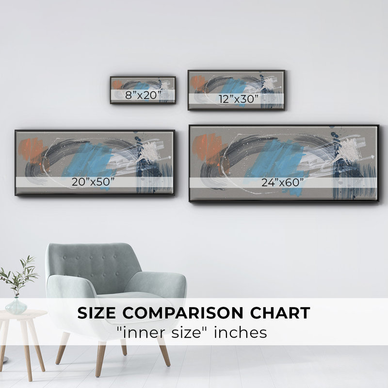 Whimsical Marks II- Framed Canvas