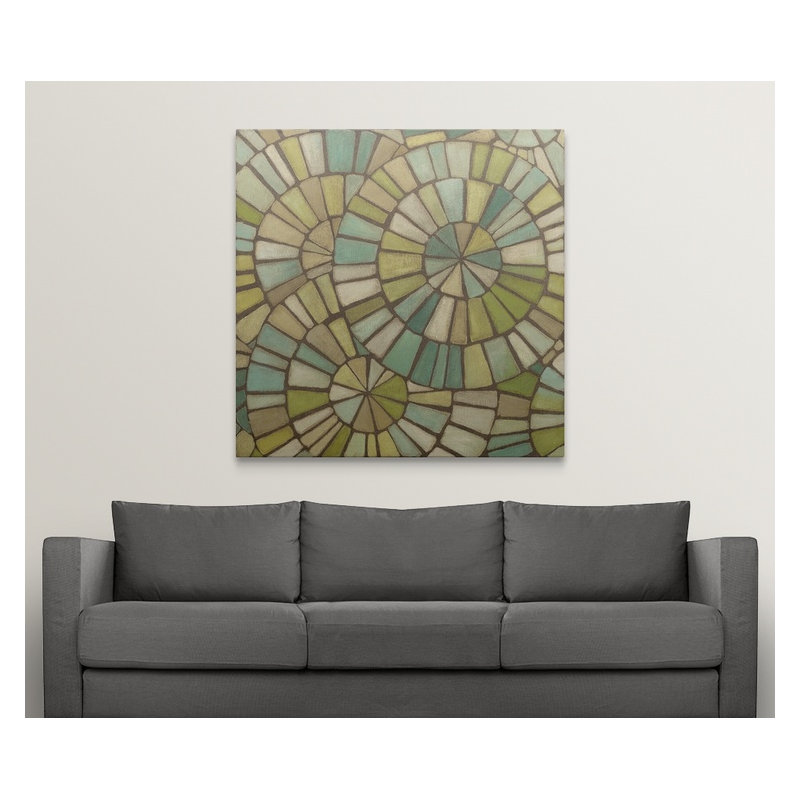 « ii » megan meagher, impression Kaleidoscopic Sea, H 35 po x l 35 po x P 1,5 po, Toile
