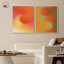 Ensemble de décorations murales modernes, impression sur acrylique encadrée rebondissant par Art Remedy, cadre doré, 24 x 30-135434748-135434754