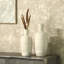 Bibeta Handmade Beige & Brown Stripes Ceramic Table Vase for Living Room Decoration, Modern Vase Home Decor-905346351