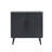 Jodie Mid-Century Modern Accent Cabinet with 2 Adjustable Shelves in Charcoal Gray-1734390426