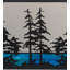 72"W X 32"H Tall Pines Fireplace Screen
