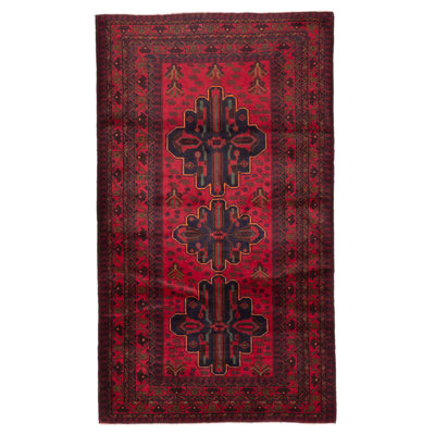 Teimani Red Rug 3'8" x 6'5"