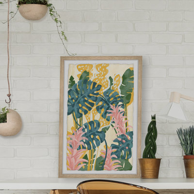 «Colorful Foliage» par Parvez Taj, reproduction d'art sur papier encadrée