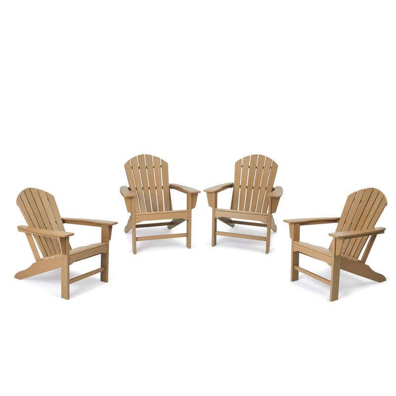 Chappel Outdoor Adirondack Chair, Brown