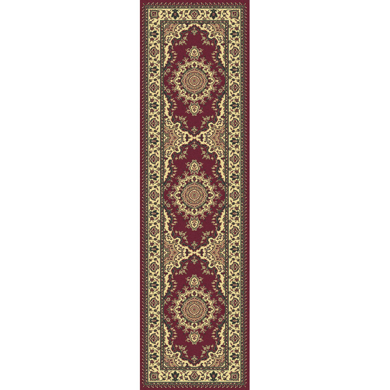  Northington Burgundy Traditional Oriental Area Rug, Runner 2'2" x 7'7"