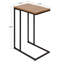 Table de bout en métal Amald 19 x 12 x 27 brun noyer-1645073284