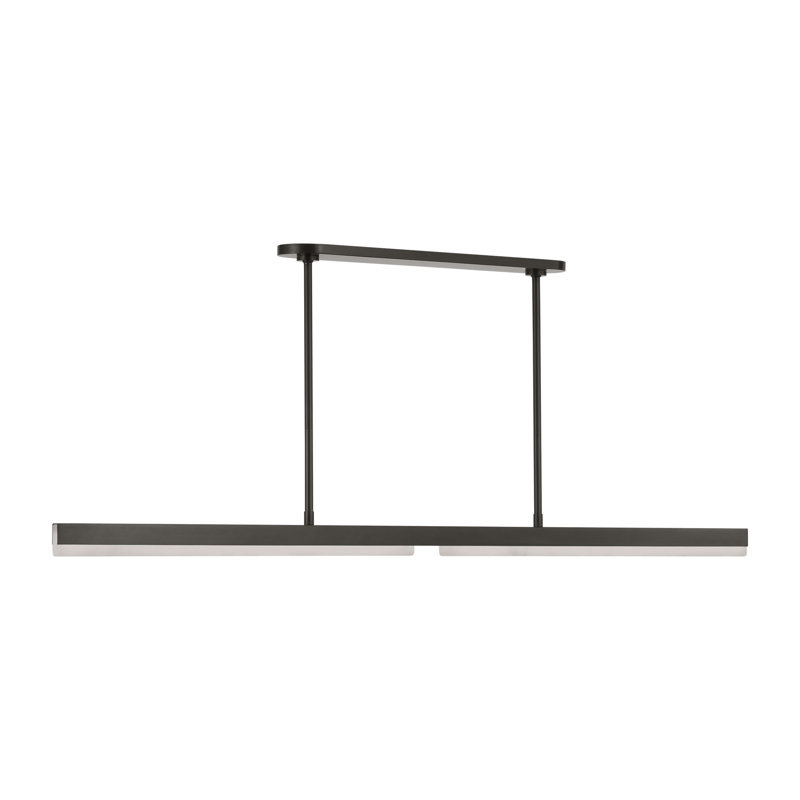 Linea LED Chandelier, Bronze