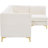Enson Velvet L-Shaped Sectional Reversible-276259337