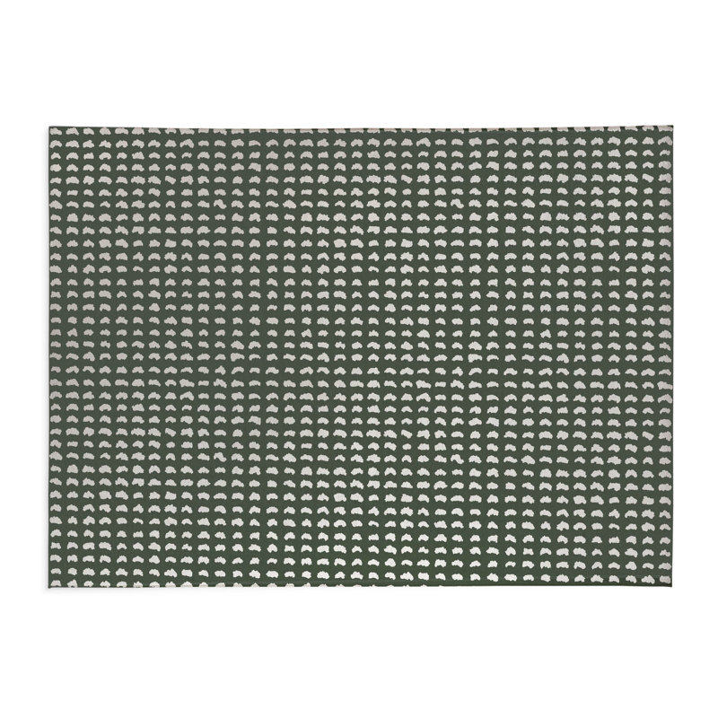 Gio Kids Play Mat, Rectangle 36" x 60", Chimichurri/Green
