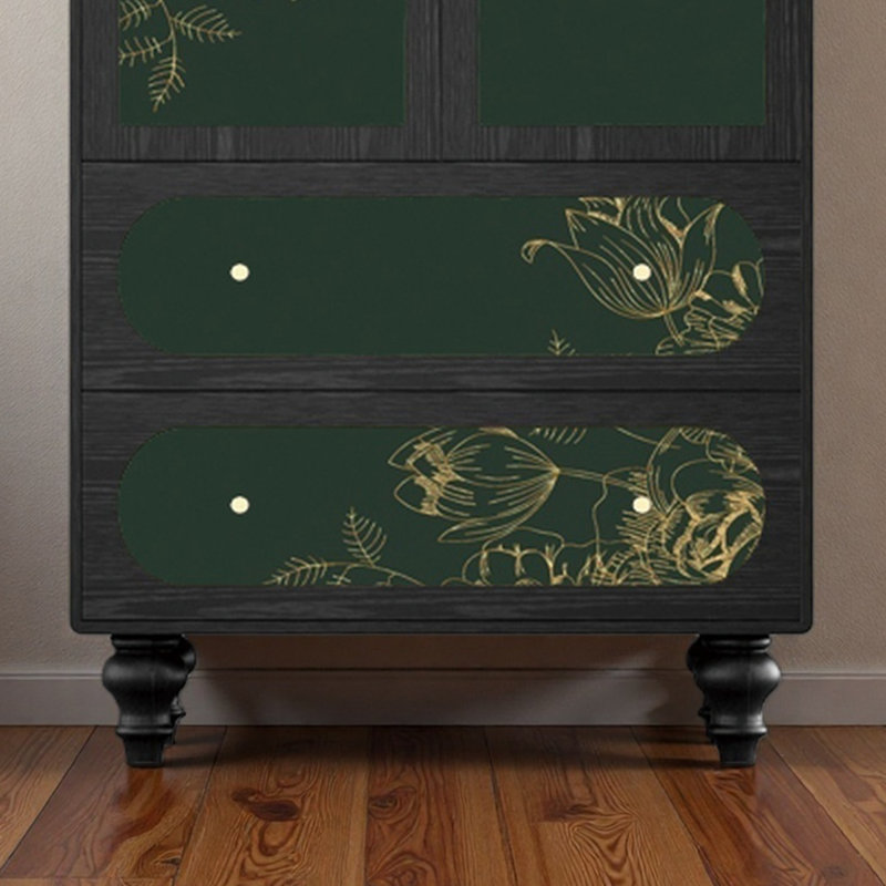 Retro Aesthetic Entryway Drawer Cabinet