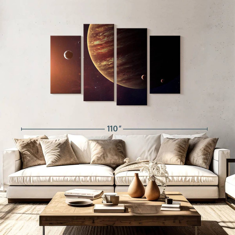 Oberle Jupiter From Space, 48" H x 75" W