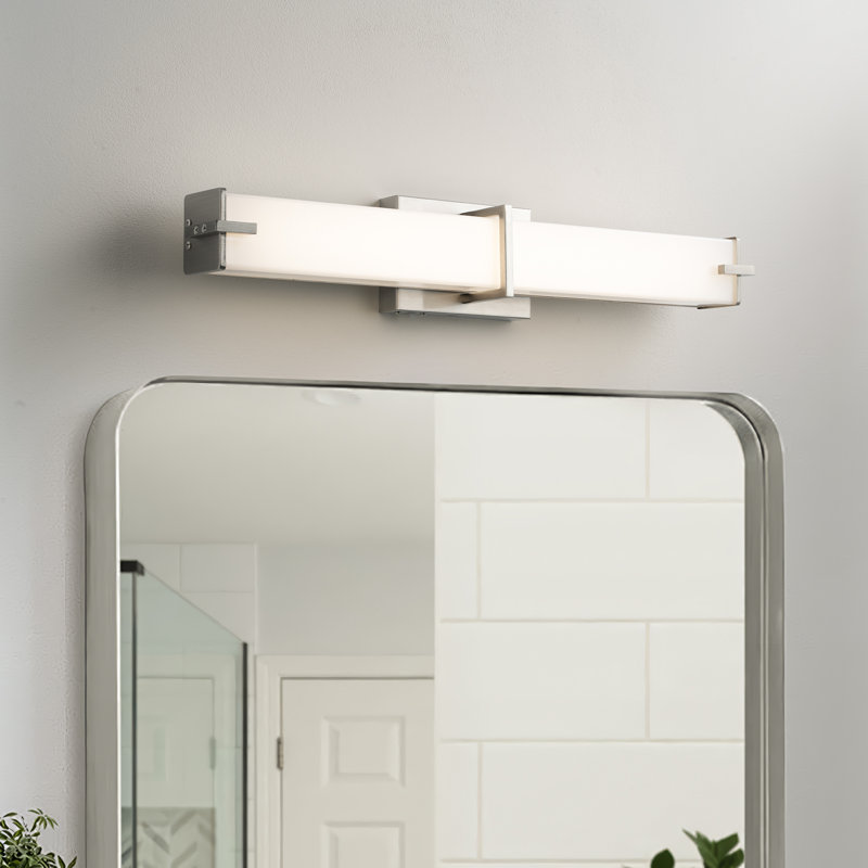 25" Dimmable LED Vanity Light in Brushed Nickel