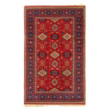 One-of-a-Kind Rectangle 4'1" X 6'6" Hand Knotted Area Rug
