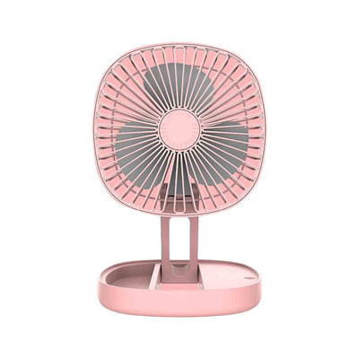 Kbndieu New High-power Desktop Fan Portable USB Fan Multifunctional Shaking Head Circulation Fan for Home and Office Use