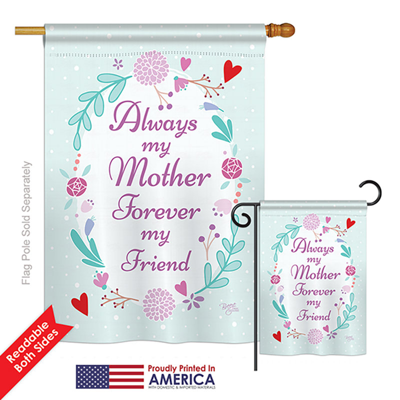 Ensemble de 2 faces en polyester "ma mère, friend special occasion special impressions family"