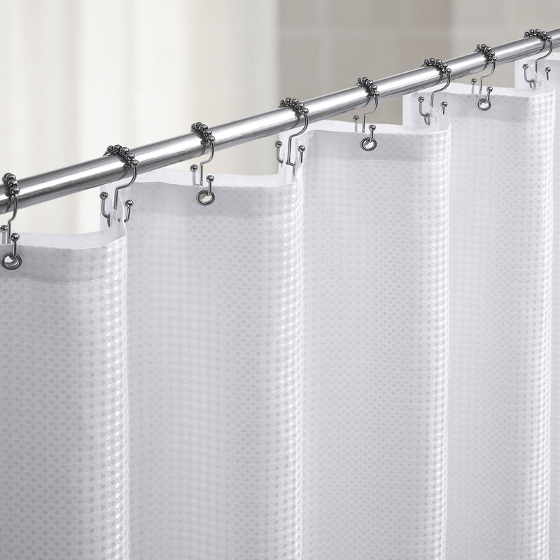Rideau de douche, Blanc