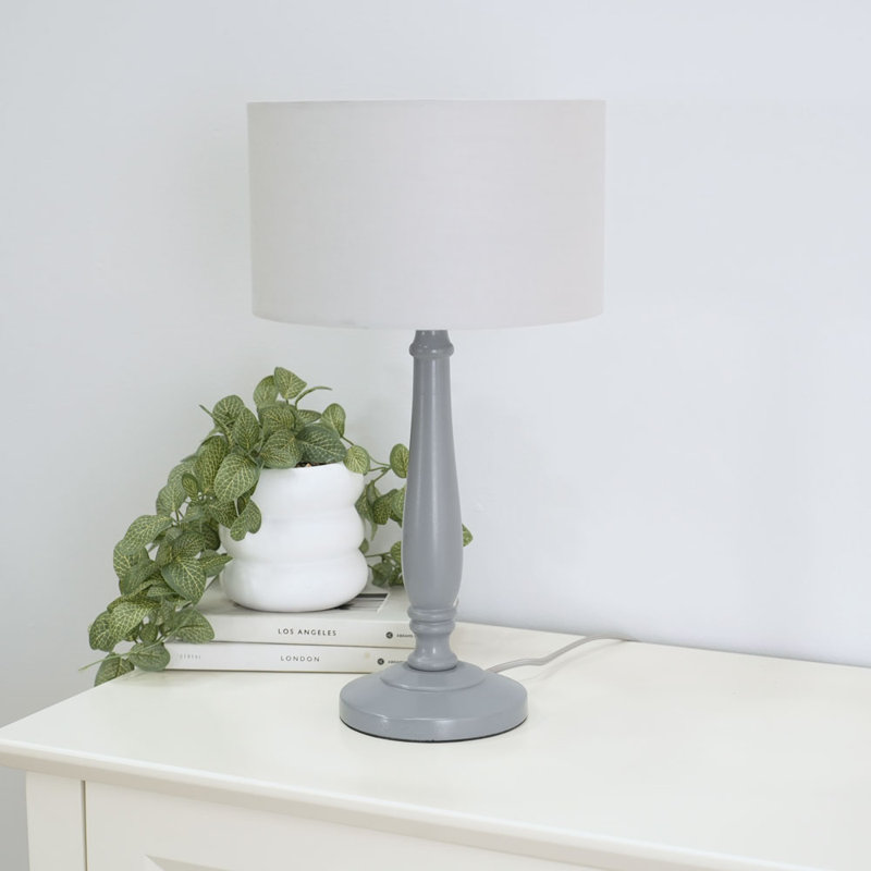 Annum Table Lamp, Grey, Yes, Grey
