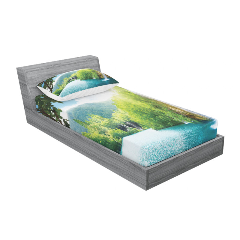 Microfiber Sheet Set, Twin XL Sheet Set with Fitted Sheet